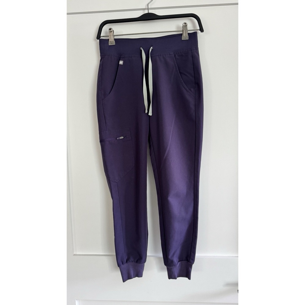 Figs Technical Collection High Rise Zamora Jogger Scrub Pants‎ Black Sz XXS/P